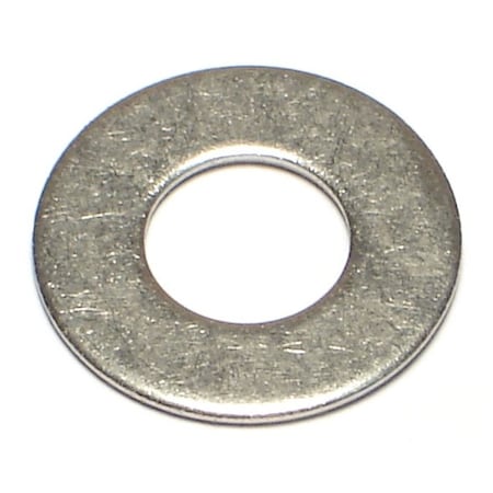 Flat Washer, Fits Bolt Size 1/2 In ,18-8 Stainless Steel 15 PK